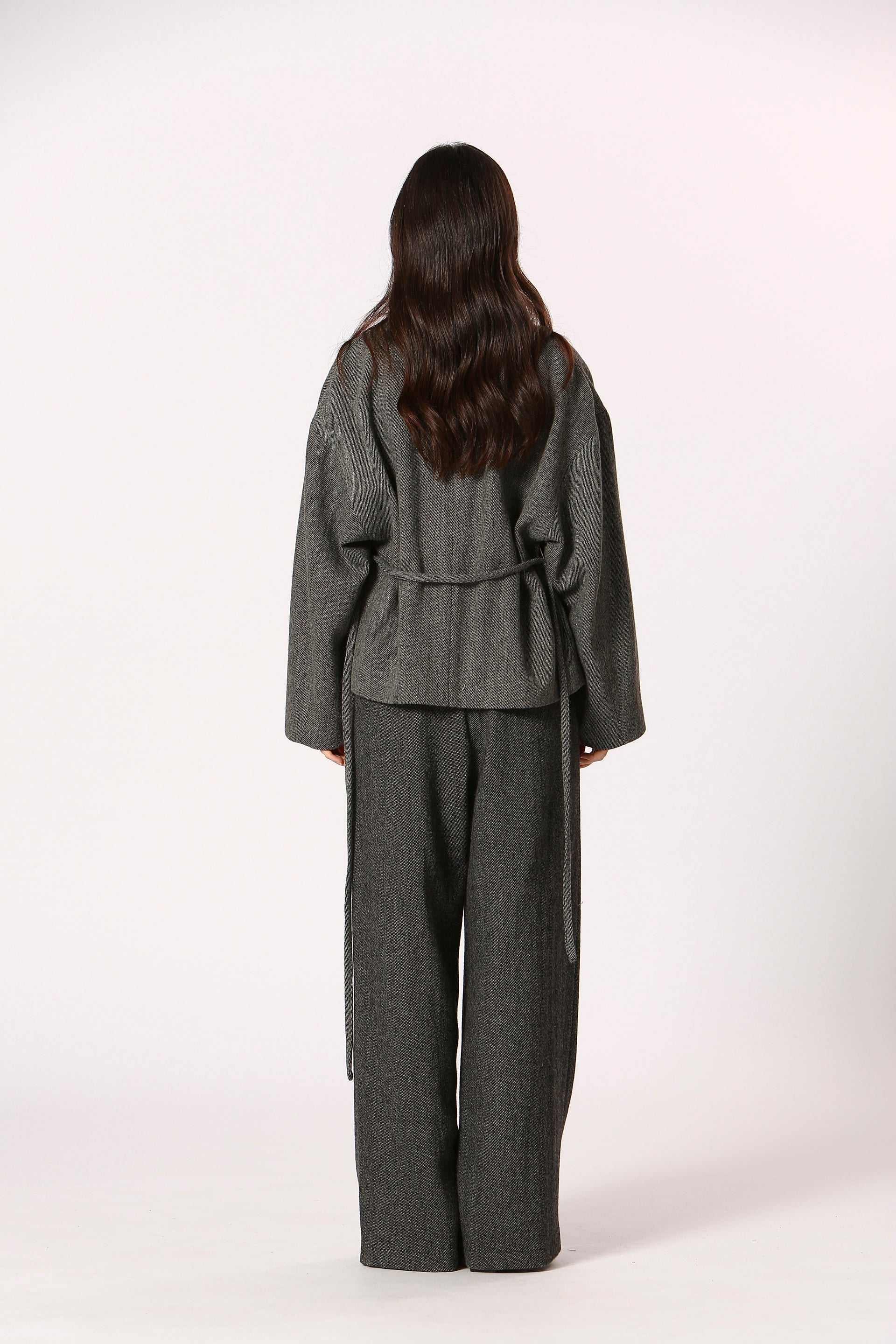 NOELLE TWEED JACKET-GREY