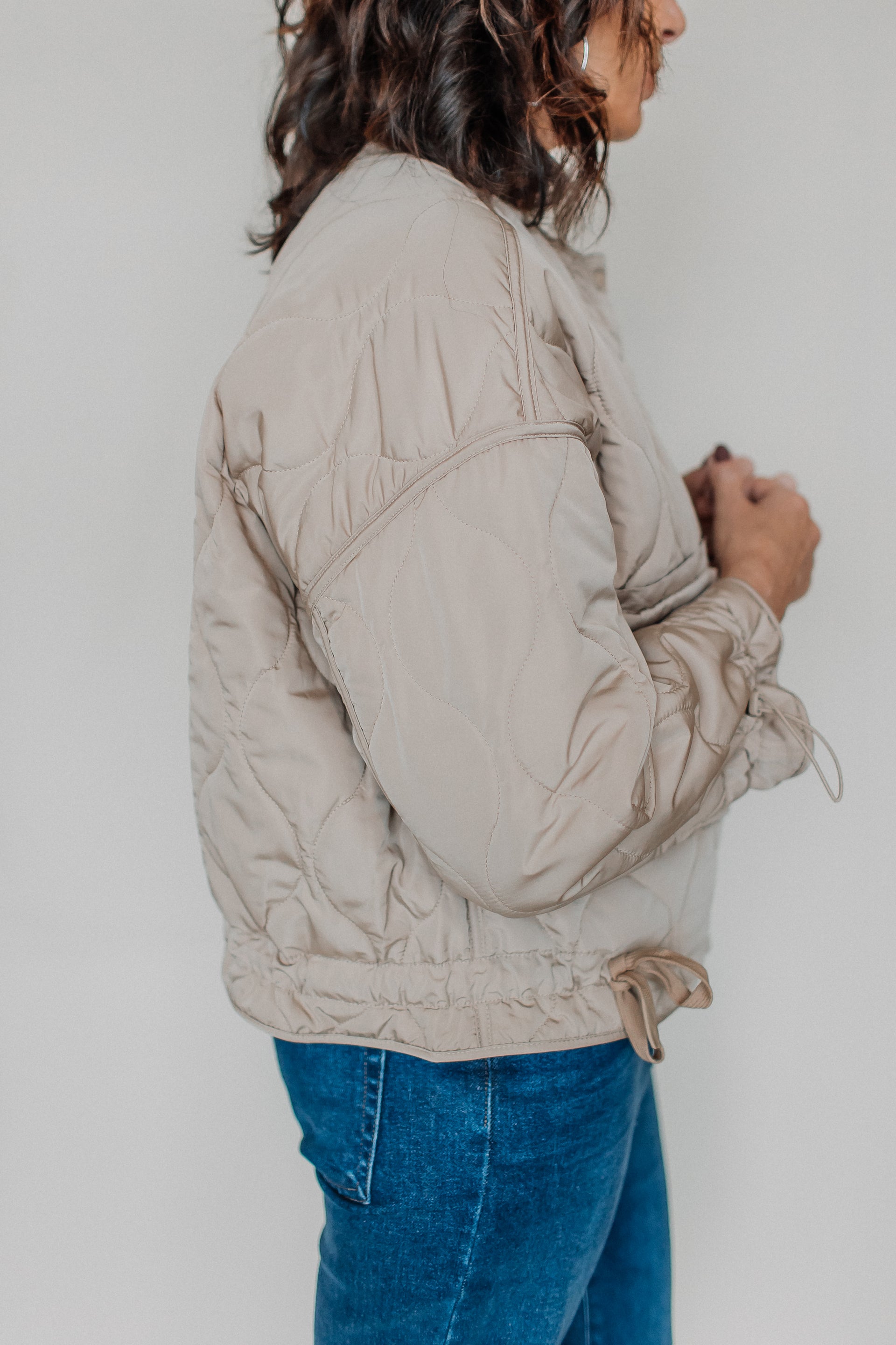 THE KARA JACKET-TAN
