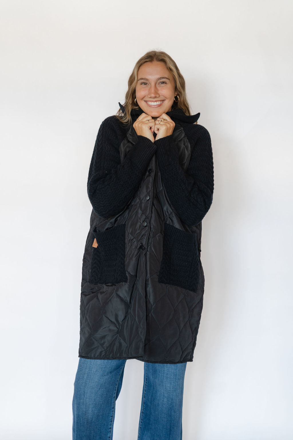 LUCIA COAT-BLACK