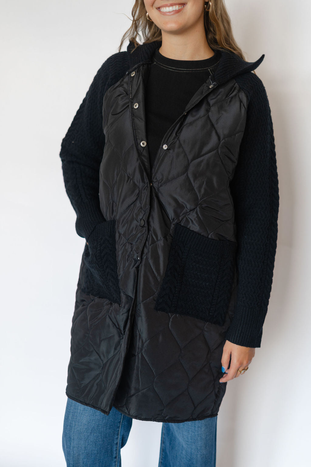 LUCIA COAT-BLACK