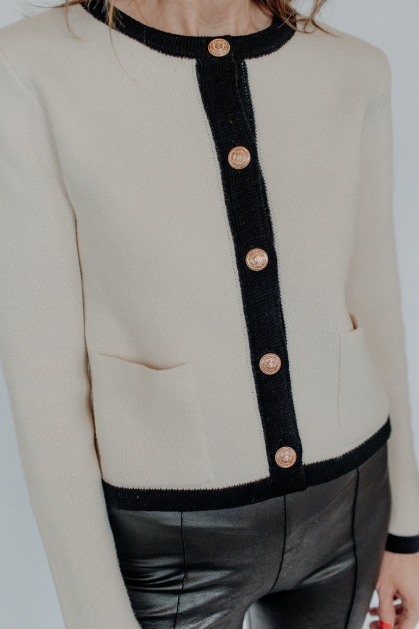 MIA CARDIGAN-CREAM