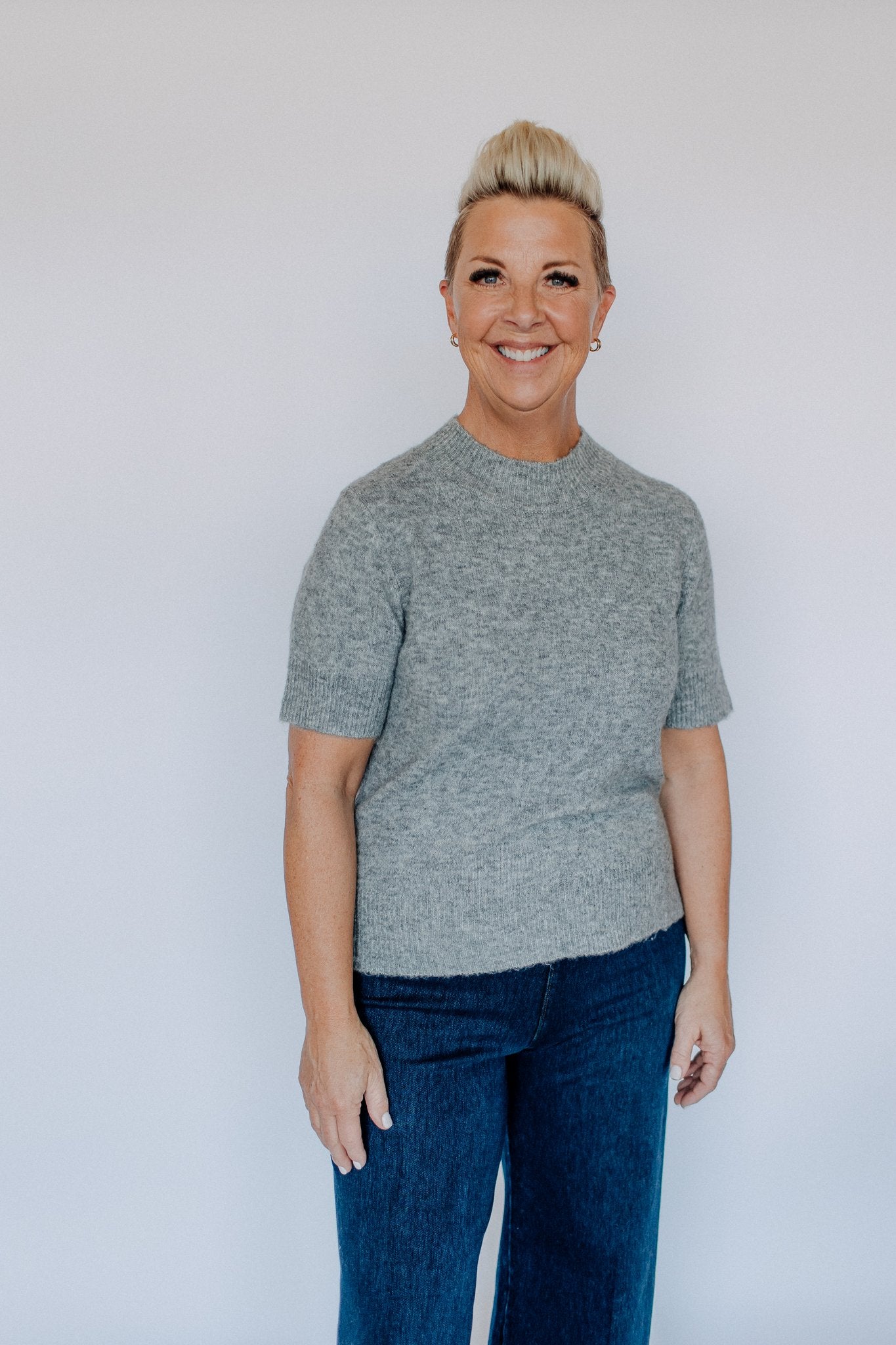 MORGAN SWEATER-GREY