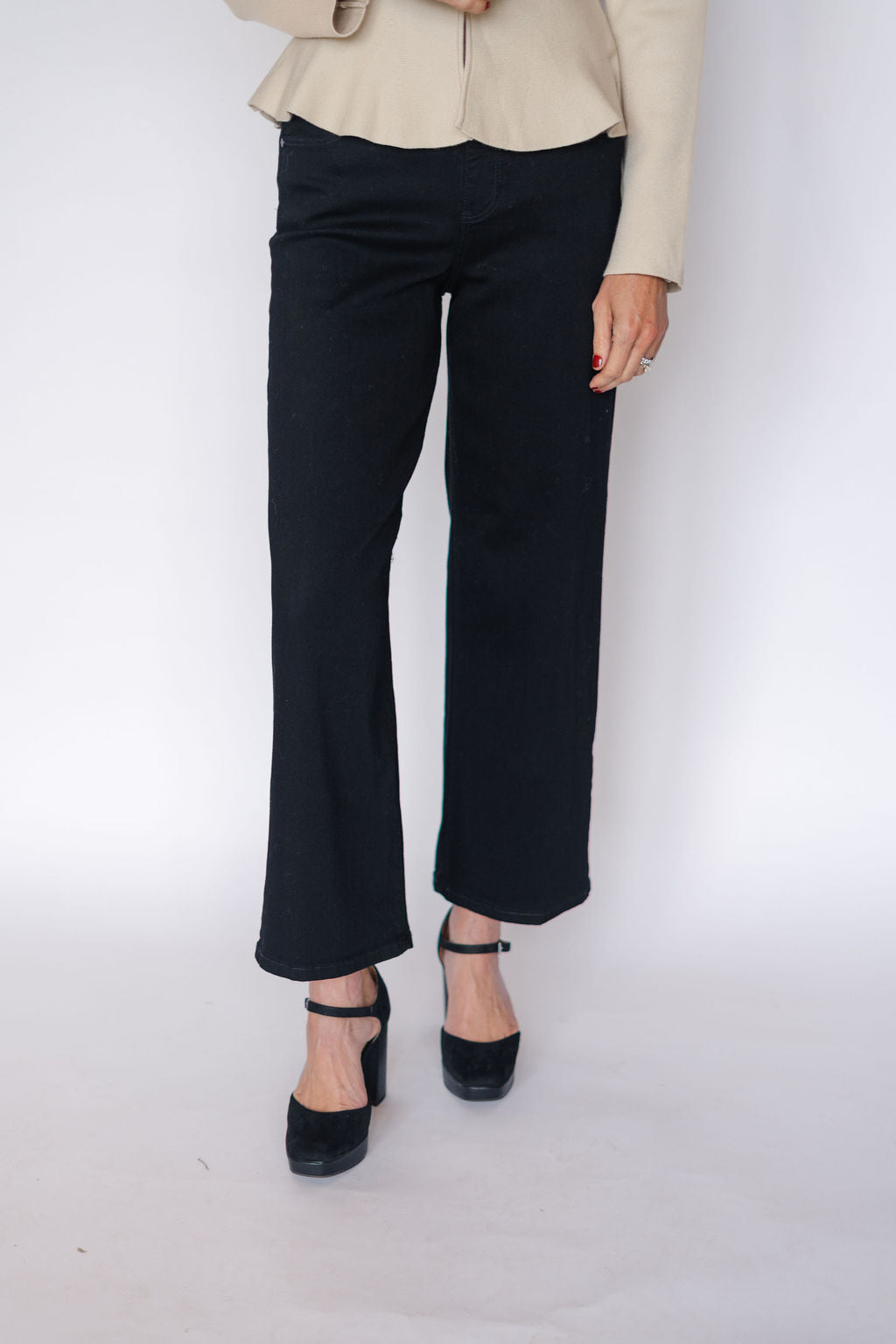 STRIDE PANTS-BLACK RINSE