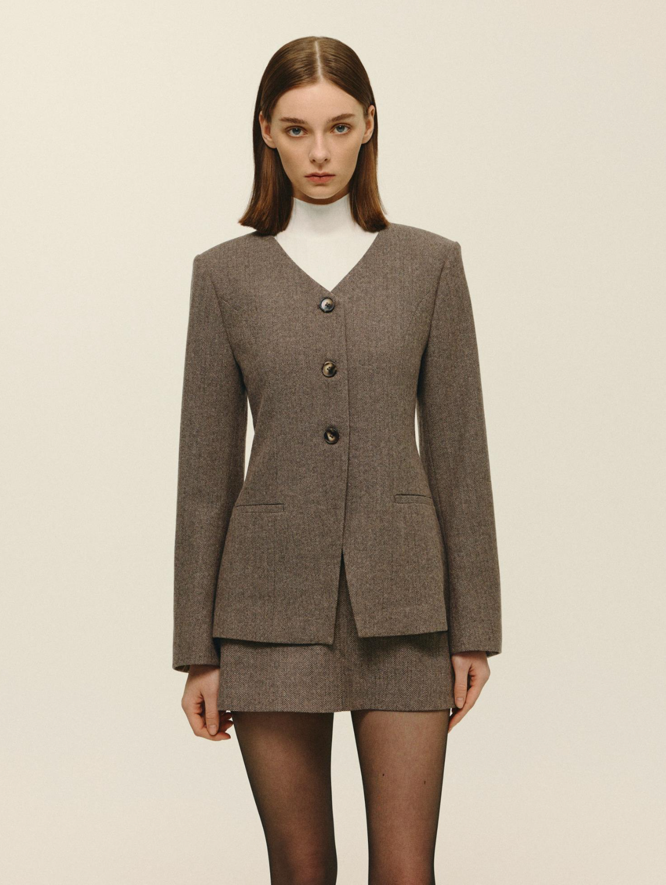 RYNN BLAZER-COCOA