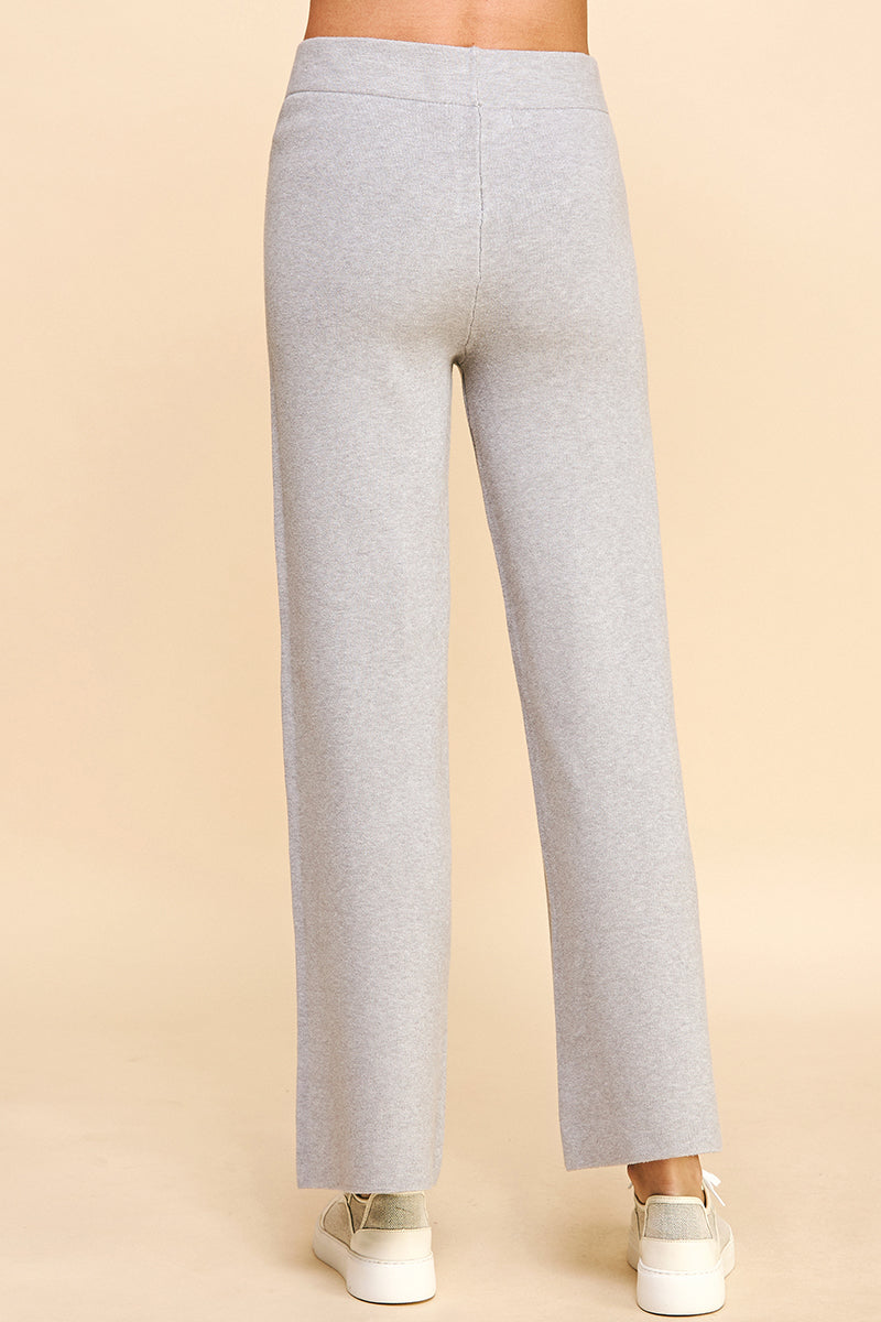 ALORA SWEATER PANTS-HEATHER GREY