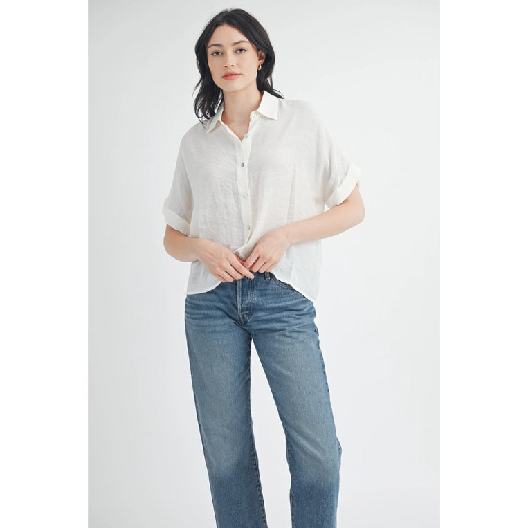 EVA S/S COLLAR SHIRT