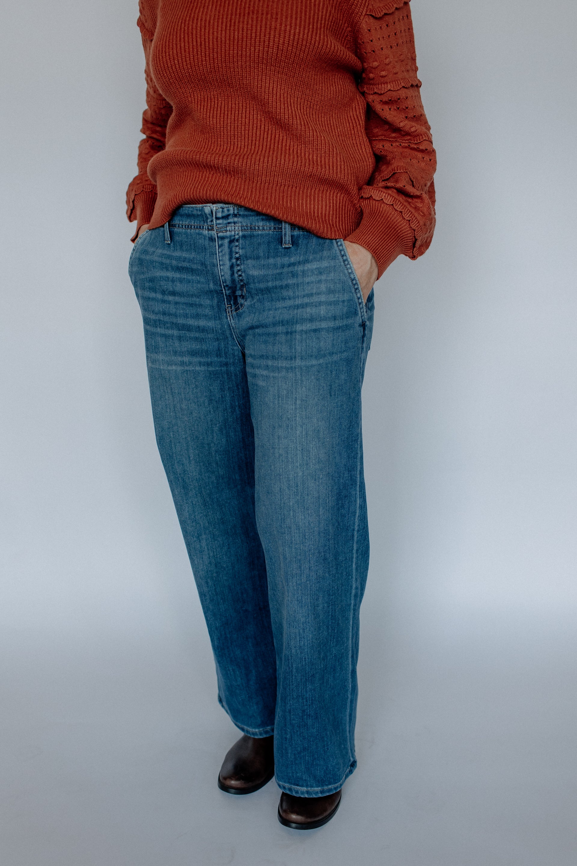 30" WEEKENDER WIDE LEG DENIM-WALNUT CREEK